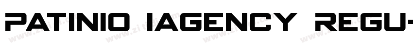 Patinio iAgency Regu字体转换
